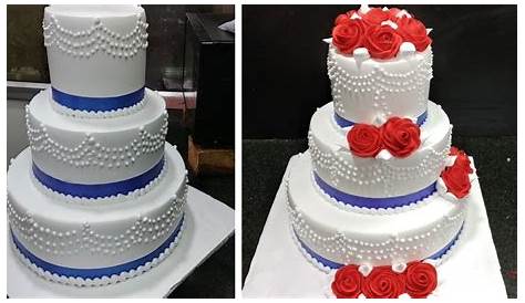 3 Steps Wedding Cake Design Three Step Anniversary