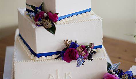 3 Tier Square Wedding Cake Designs Elegant And Classic Cream Cream