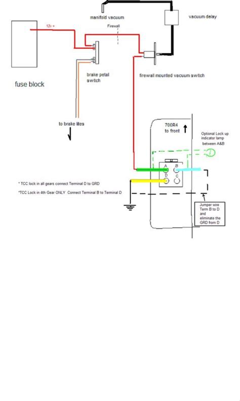700R4 Transmission Wiring Schematic Diagram 700R4 Wiring Diagram