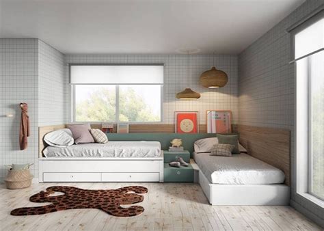 Si necesitas tener tres camas en poco espacio tengo la solución