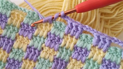 3 Color Crochet Blanket Patterns Free