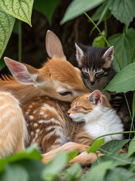 3 Cute Animals Together