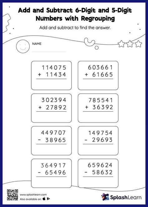 3 Digit Addition And Subtraction With Regrouping Free Printable