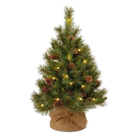 3 Foot Pre Lit Christmas Trees
