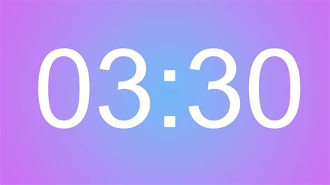 Effortlessly Track Time with the Sleek 3 Minute 30 Second Timer