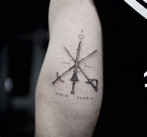 3 Of Swords Tattoo