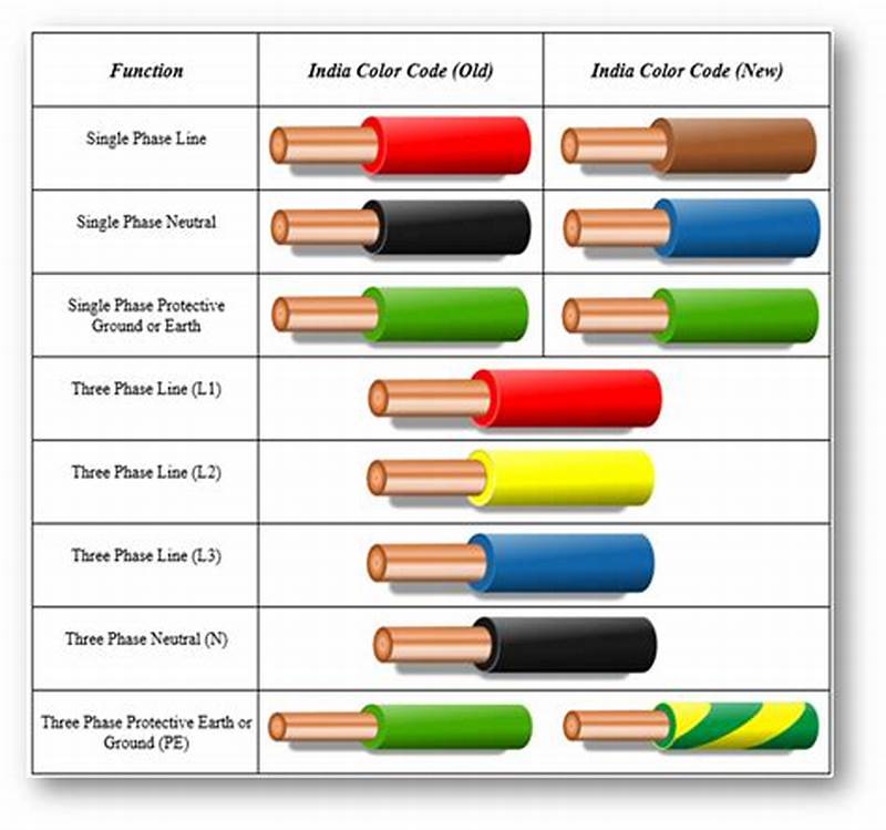3 Phase Wire Color Code Chart