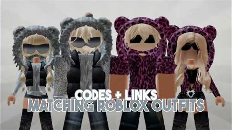 3 Roblox Matching Group Outfits!*with codes and links* - YouTube