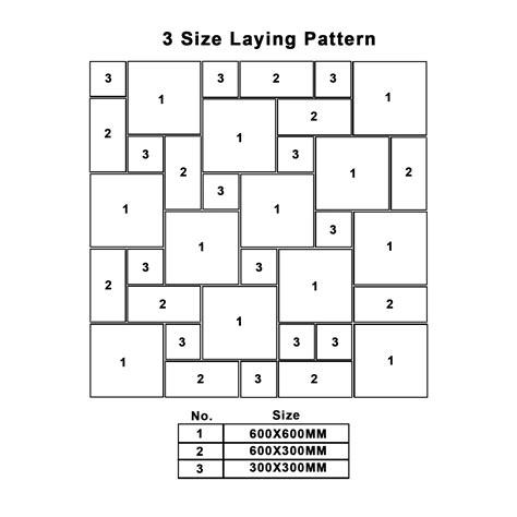 3 Size Paver Pattern Generator