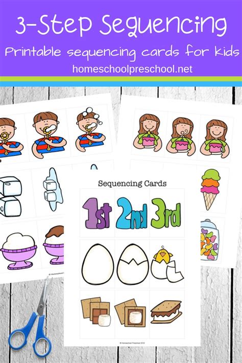 3 Step Sequencing Pictures Printable Free