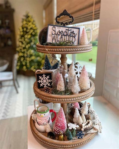 Deck the Halls in Style with Our Stunning 3 Tier Christmas Stand Decoration - A Festive Display to Elevate Your Holiday Decor!