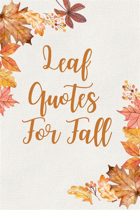 3 Word Fall Quotes