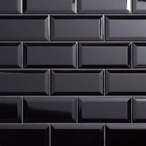 3 black wall tiles