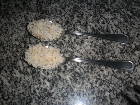 3 colheres de sopa de arroz