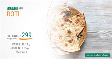3 medium wheat roti calories