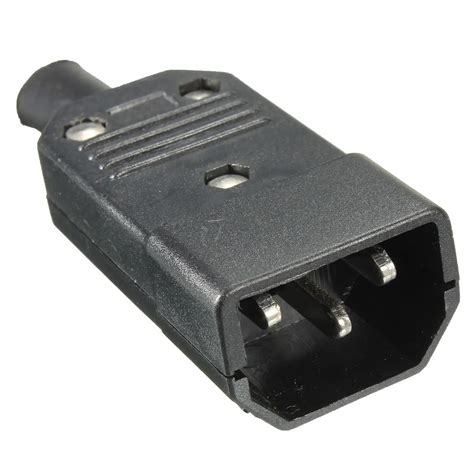 3 pin iec socket c14 to plug c5 adapter