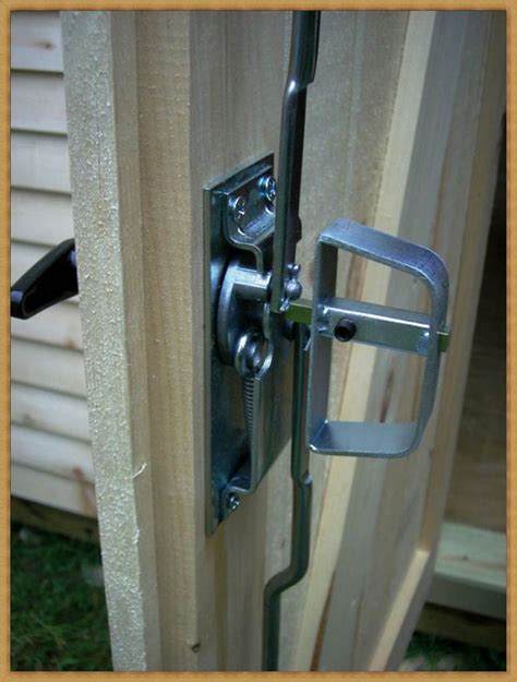 3 point shed door locking system