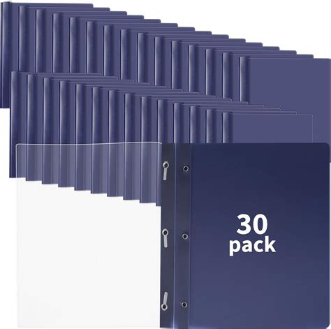 3 prong folder with clear front