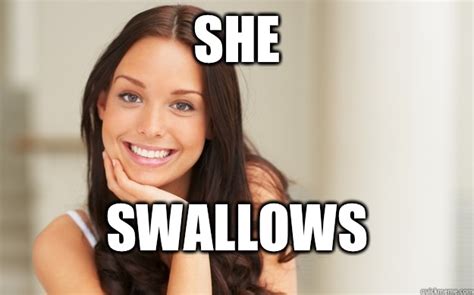 3 she swallows