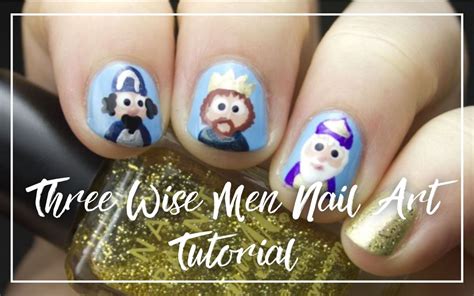 3 wise men nail art