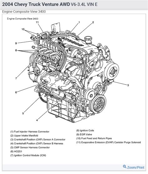 3 4l Chevy Engine Diagram