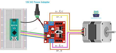 3-Starting with the Arduino Nano (Blue) and the Stepper Motor board (RED)