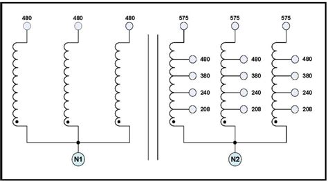 3 Phase Transformer Wiring Diagram Cadician