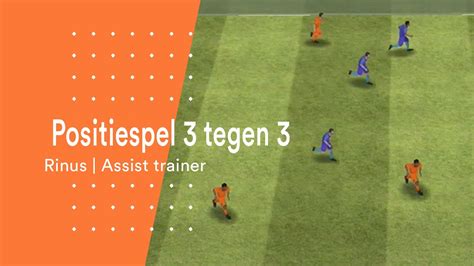 3-tegen-3 Positiespel Exercise