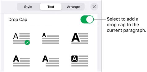 3. Add Drop Cap in Your Paragraph