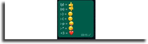 3. Add emojis using the colon commands