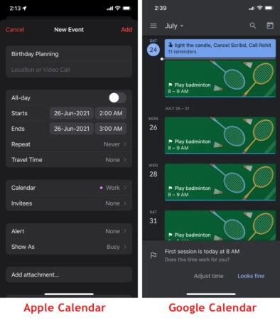 3. Adding new event options