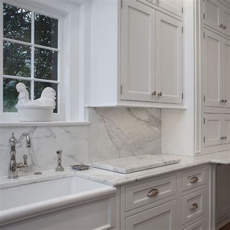3. Adding texture with marble for countertops and backsplashes