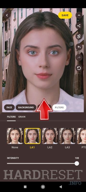 3. Adjust the Filter Intensity