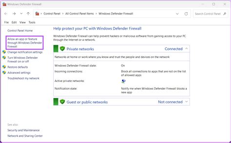3. Allow Wireless Display Feature Through The Windows Defender Firewall