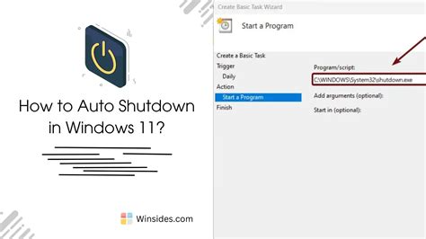 3. Auto Shutdown Windows 11 or 10