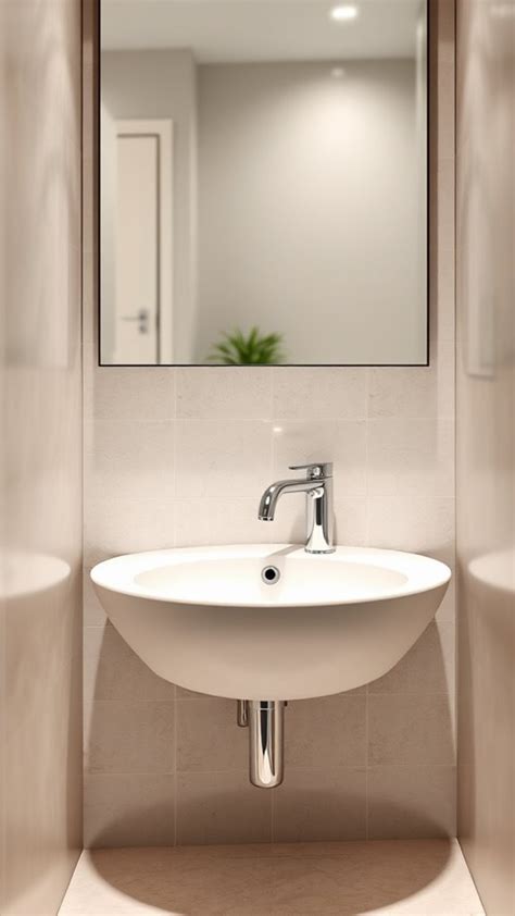 3. Build the basin into a corner to maximize space