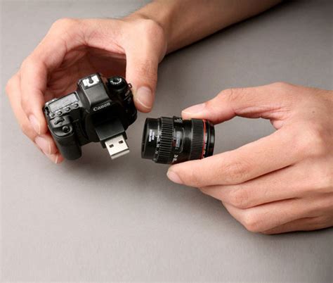 3. Camera-shaped flash memory