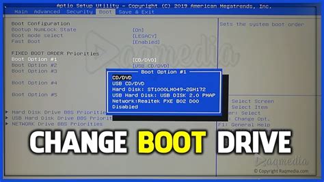 3. Change the Boot Order in BIOS
