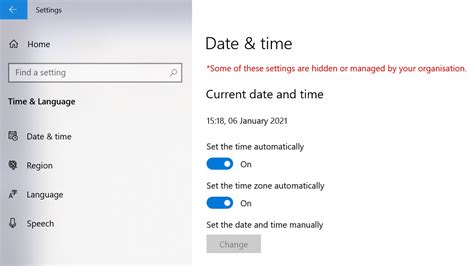 3. Check Date and Time Settings