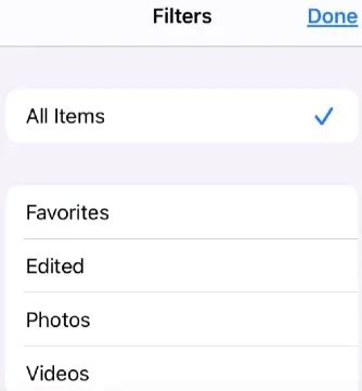 3. Check Duplicates Filter in Photos app