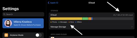 3. Check iCloud storage space
