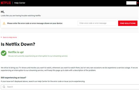 3. Check the Netflix Server Status