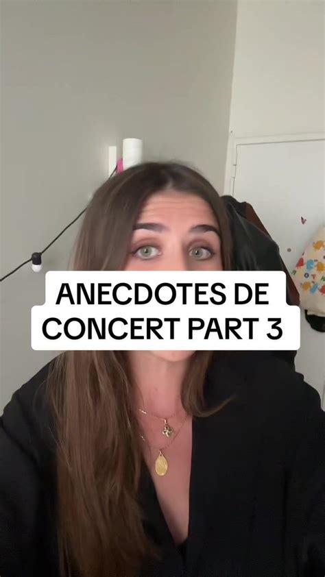 3. Concert Anecdotes