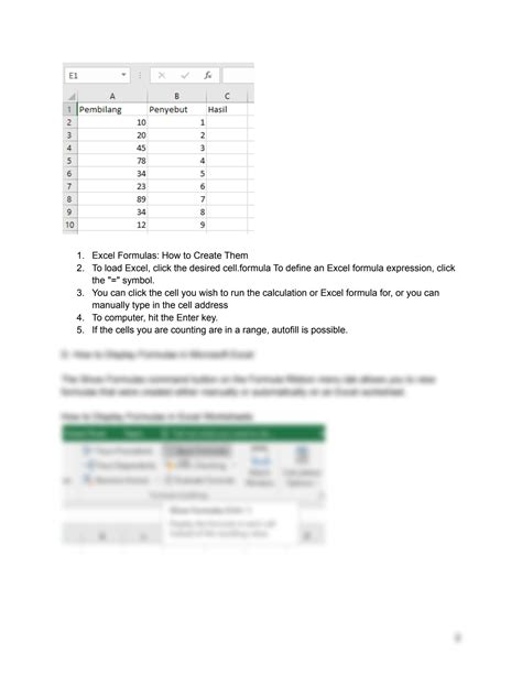 3. Create formulas