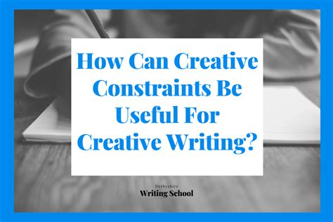 3. Creative constraints