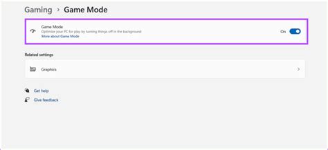 3. Disable Game Mode