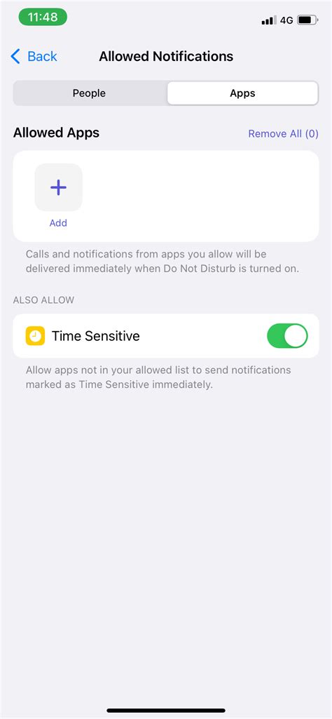 3. Disable time-sensitive notifications