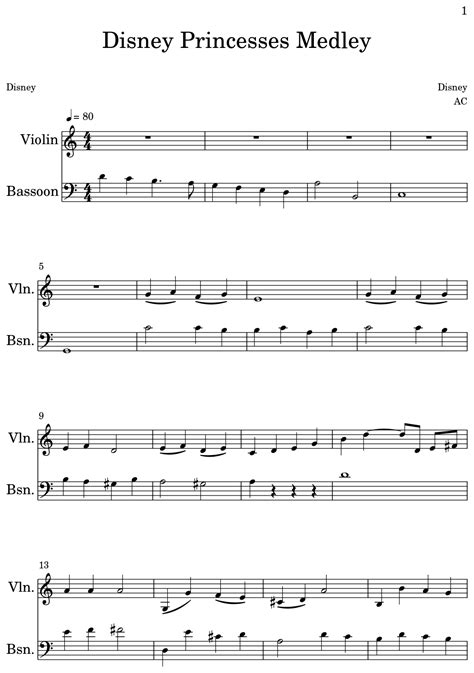 3. Disney Princesses Medley