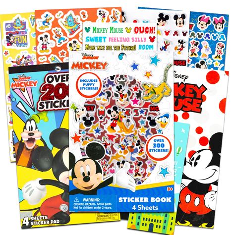 3. Disney Stickers: Mickey