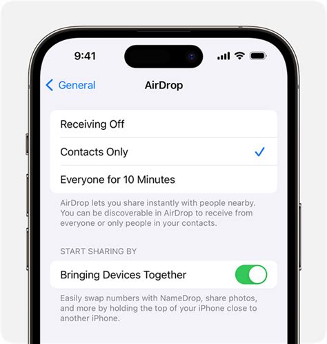 3. Enable AirDrop visibility